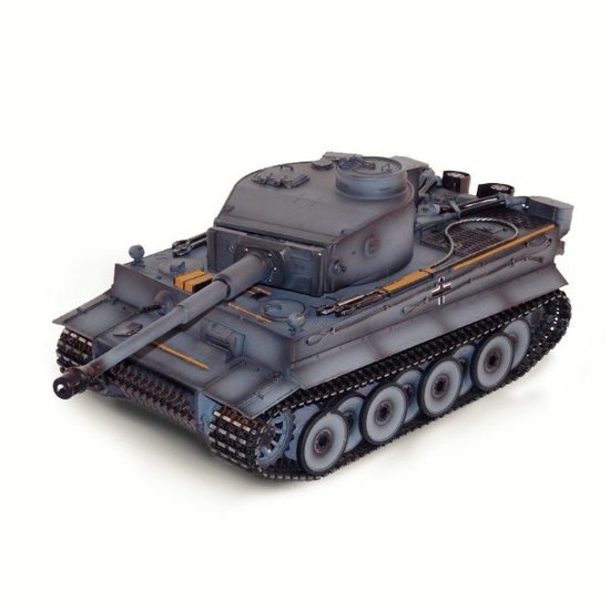 RC Tank Tiger 1 Frühe Produktion " grau Wintertarnung " - IR
